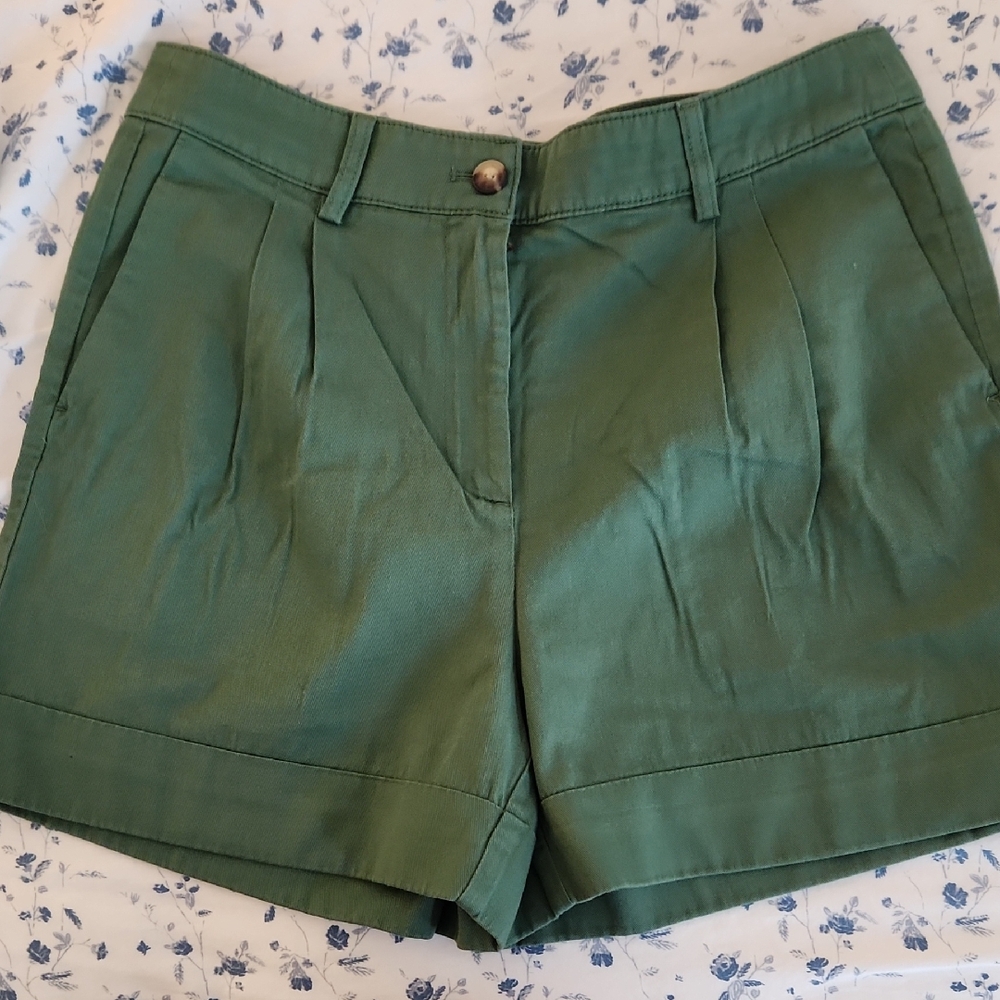 Jcrew Green Shorts